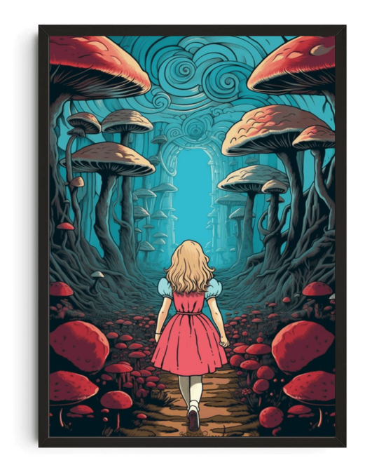 Alice In Wonderland Framed Art Print