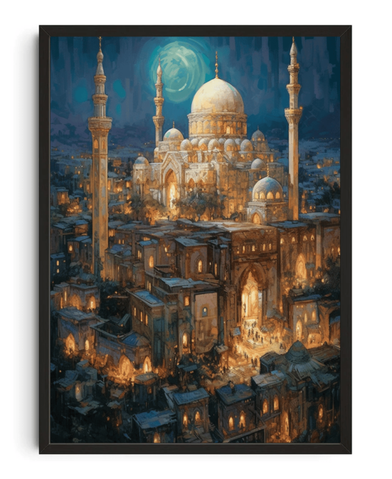 Istanbul Nights Framed Art Print