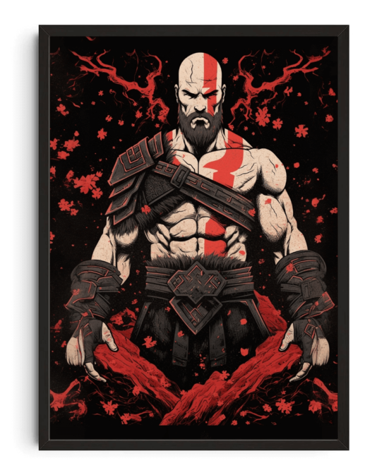 God Of War Framed Art Print