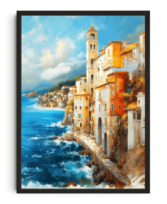 Amalfi Coast Framed Art Print