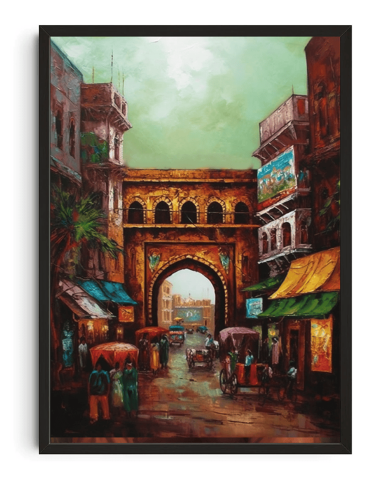 Lahore Bazaar Print