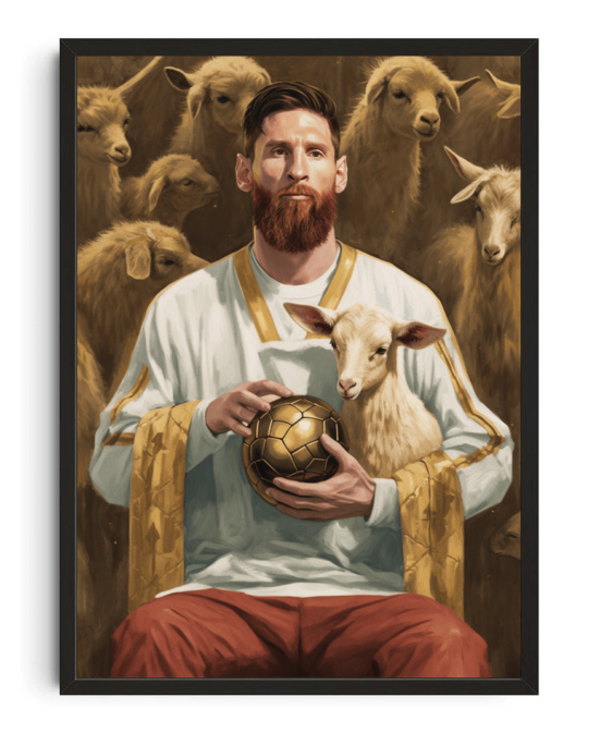 Messi The GOAT Poster