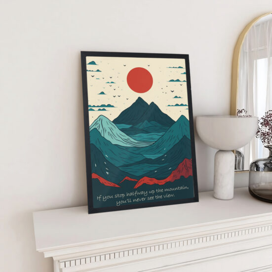 The Climb Framed Art Print - Image 2