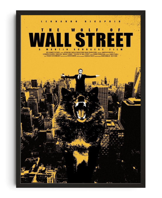 Wolf of Wall Street Poster