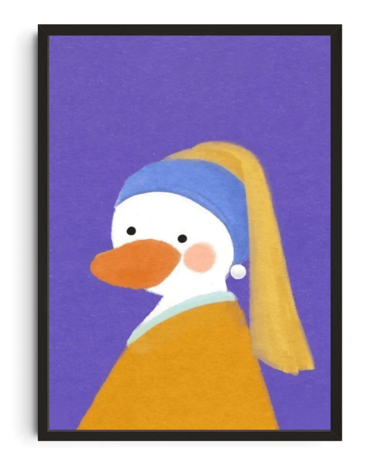 Duck with the Pearl Earring