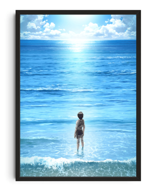 Eren On The Shore Print