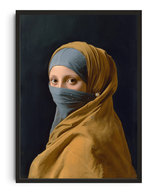 Hijabi with the Pearl Earring