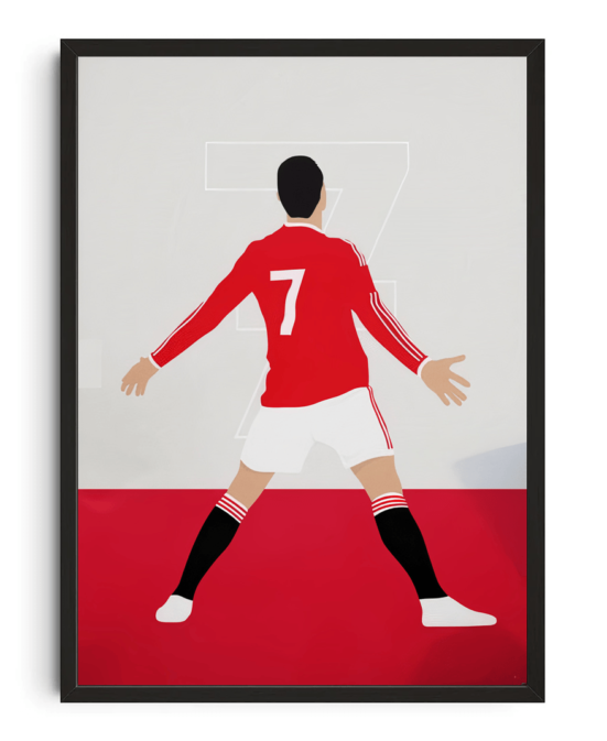 Christiano Ronaldo Celebration Print