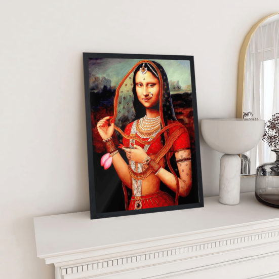 Indian Mona Lisa Print - Image 2