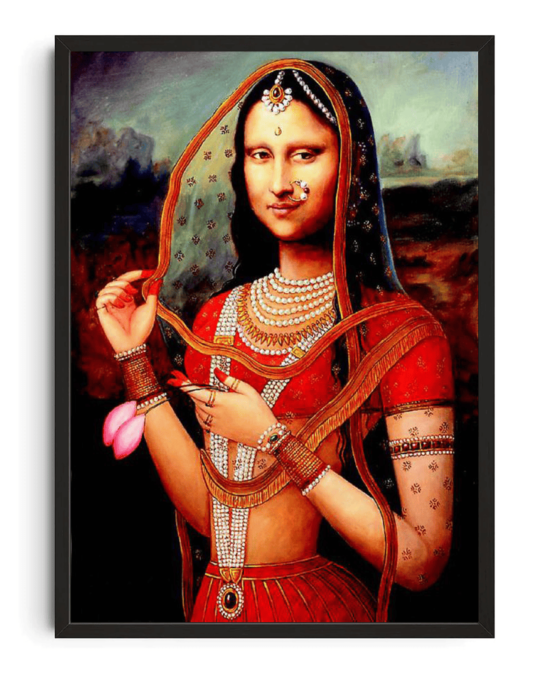 Indian Mona Lisa Print