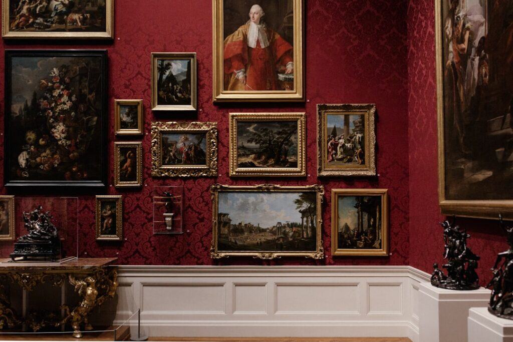 Unique mix of art pieces.