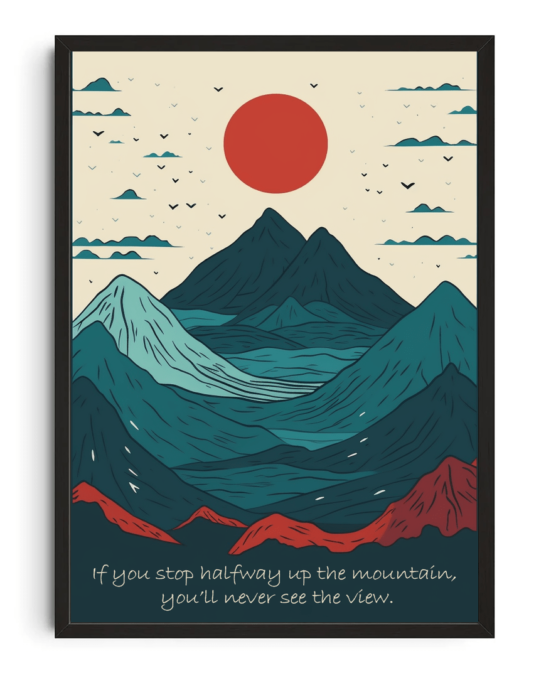 Climb The View Poster