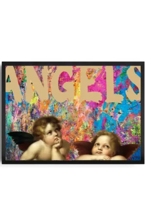 Angels Glitter Art Work