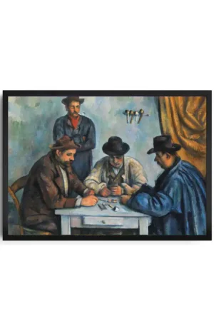 Paul Cezanne, The Card Players,1890 92 Ratio 7X5