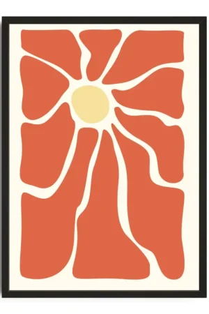 Abstract Flower Print