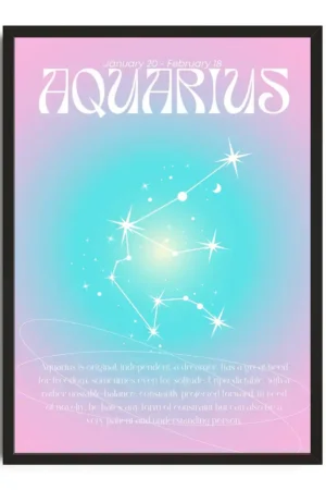 Aquarius Cosmic Print