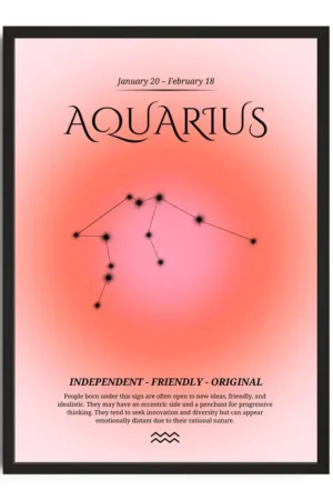Aquarius Gradient Print