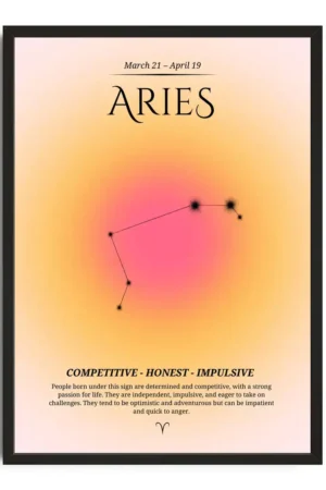 Aries Gradient Print
