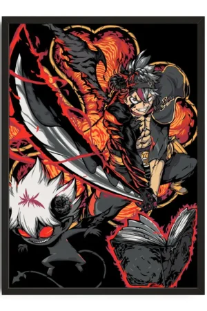 Asta Black Clover Battle Pose