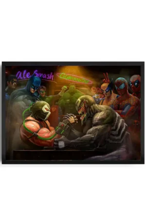 Bane Vs Venom Print