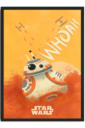 Bb8 Illustrated Poster