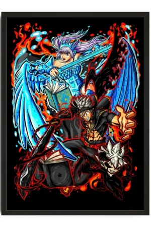 Black Clover Battle Scene Fan Art