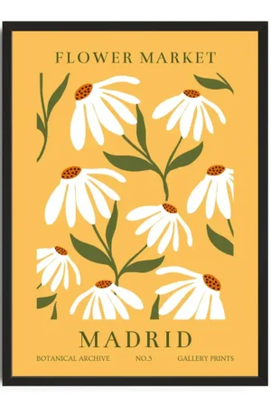 Botanical Archive Flower Market