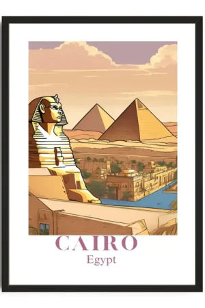 Cairo Travel Poster