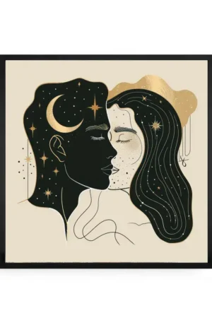 Celestial Embrace Of Night