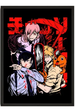 Chainsaw Man Group Art