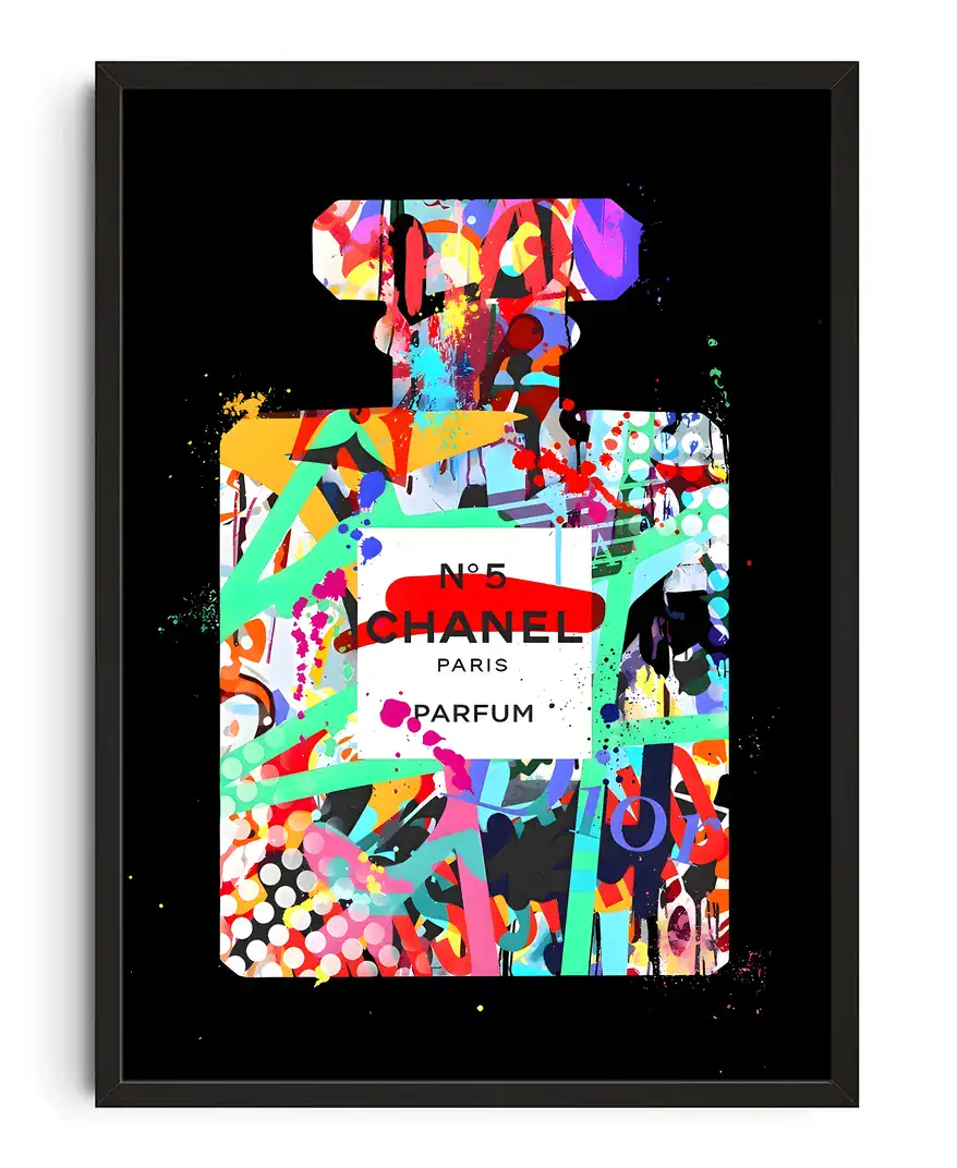 Chanel No5 Pop Art Colorful