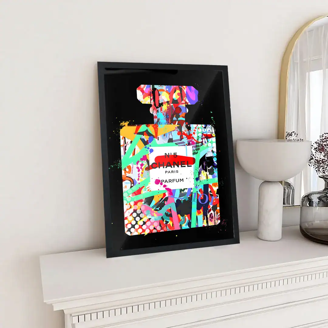 Chanel No5 Pop Art Colorful - Image 2