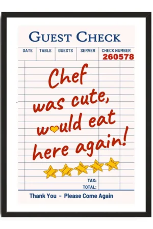 Cheerful Dining Check