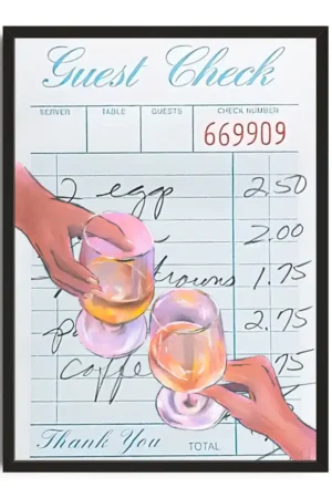 Cheers Guest Check Print