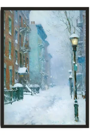 Childe Hassam Snow In New York