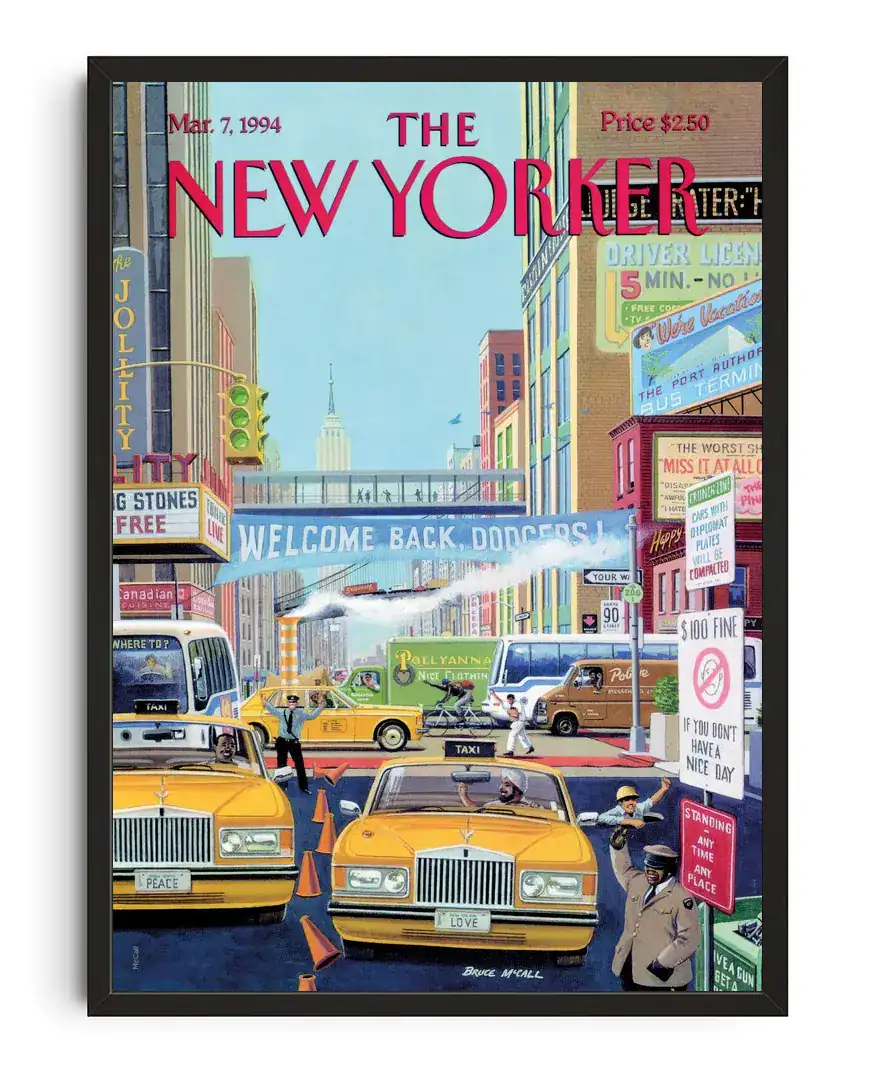 City Scene New Yorker Cover