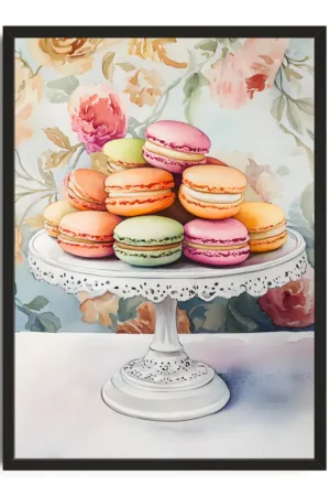 Colorful Macarons Print