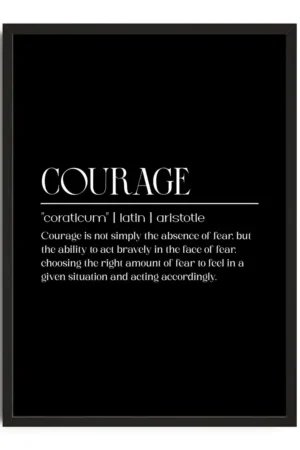 Courage Print