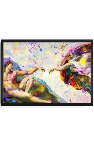 Creation Of Adam Colour Splash