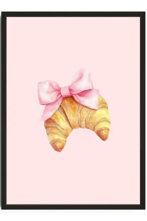 Cute Croissant Print