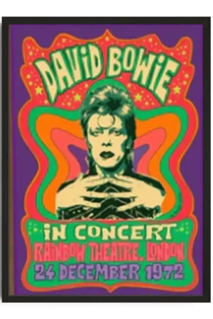 David Bowie Psychedelic Poster
