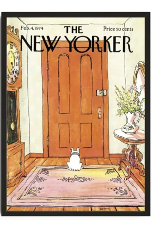 Dog Waiting New Yorker Cover