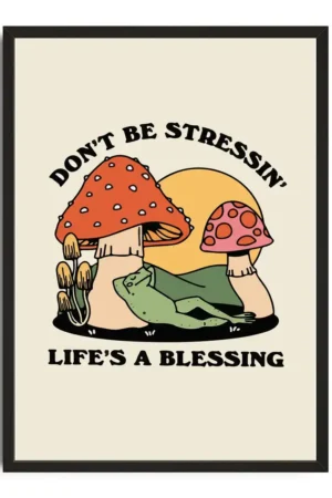 Don'T Be Stressin Print