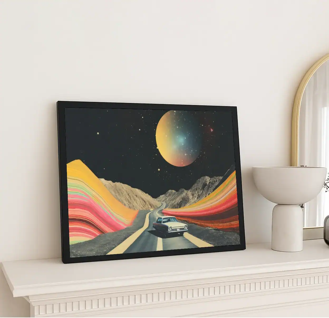 Dreamy Vintage Roadtrip Artwork - Image 2