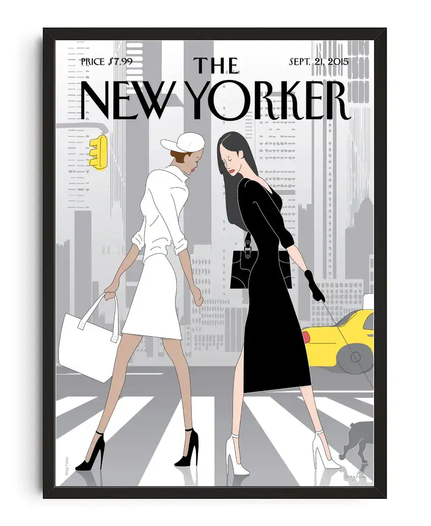 Fashion Walk New Yorker Cover