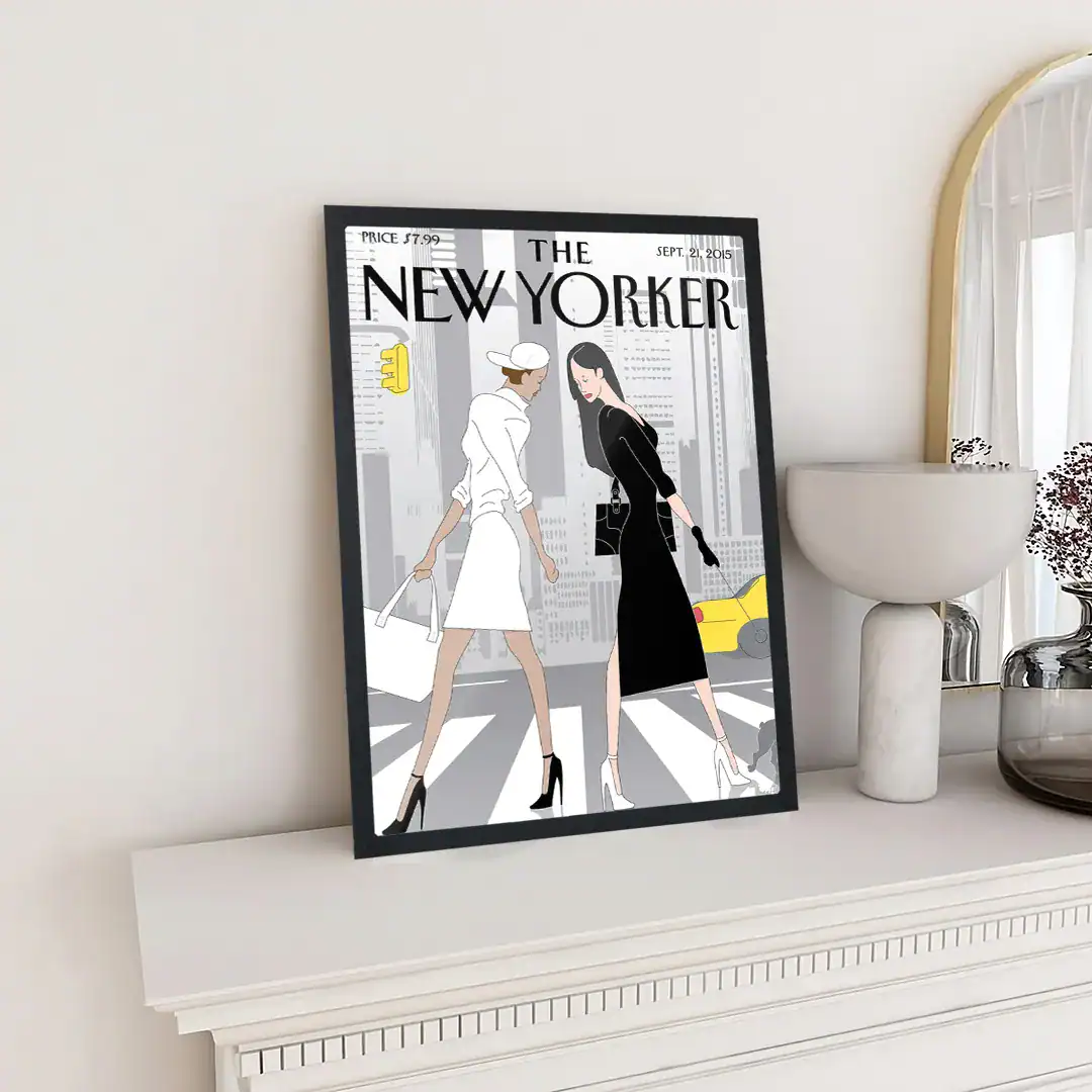 Fashion Walk New Yorker Cover - Image 2