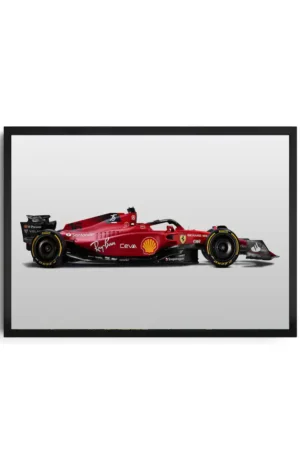 Ferrari Sideways Poster