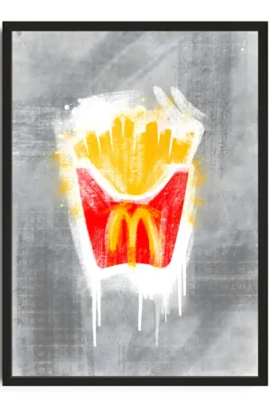 French Fries Graffiti Vibes