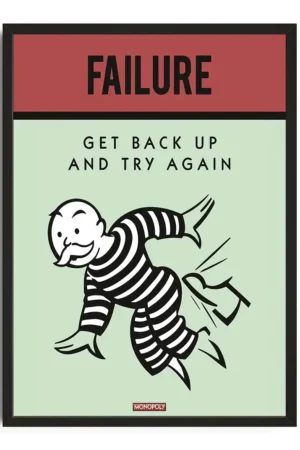 Get Back Up Monopoly Print