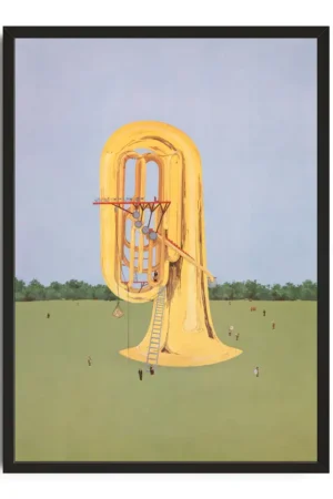 Golden Tuba Print